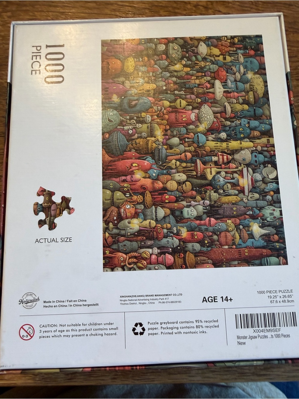 1000-Piece Colorful Characters Puzzle - Picture 4 of 4